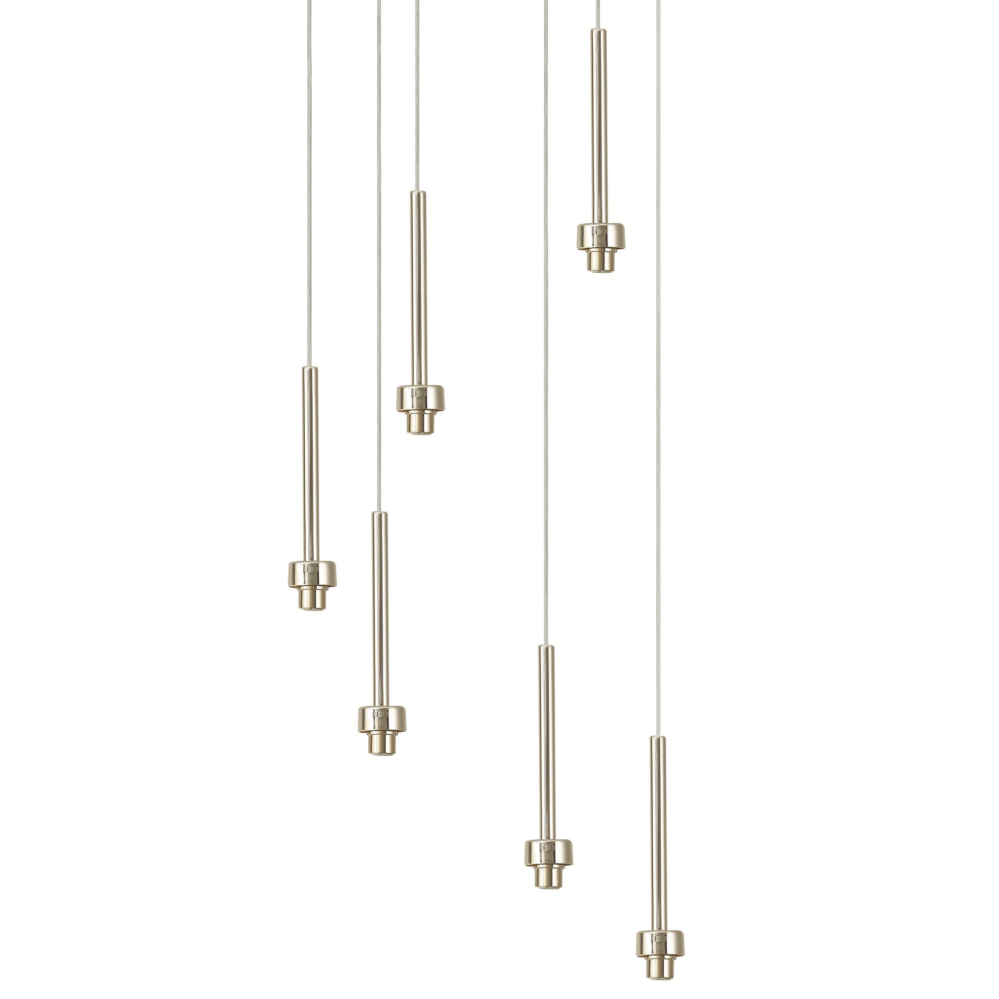 NL84709 Iona 6 Light Round Pendant French Gold Matt Gold