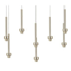 NL84749 Iona 8 Light Rectangle Pendant French Gold Matt Gold