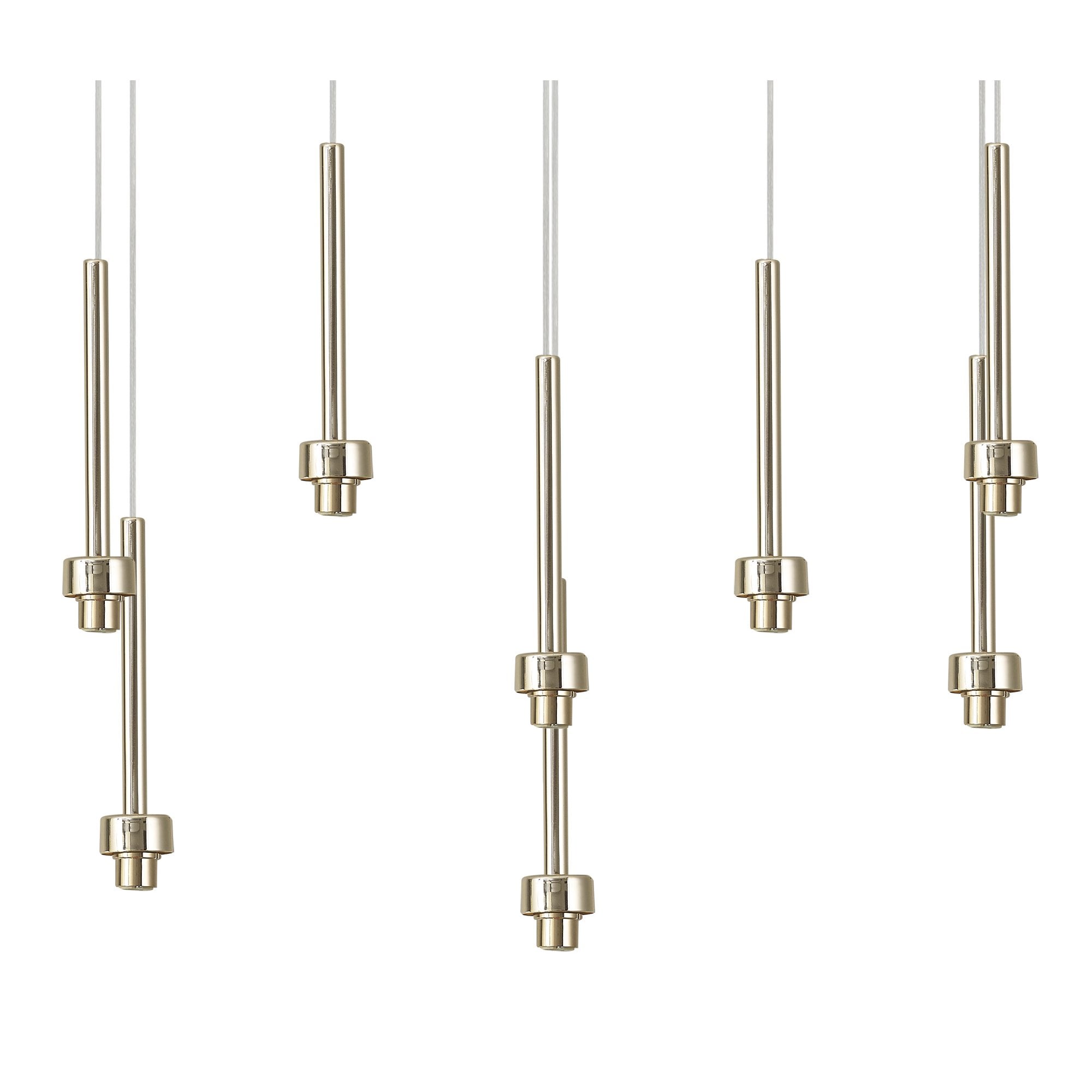 NL84749 Iona 8 Light Rectangle Pendant French Gold Matt Gold