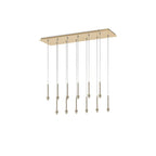 NL84759 Iona 12 Light Linear Pendant French Gold Matt Gold