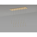 NL84759 Iona 12 Light Linear Pendant French Gold Matt Gold