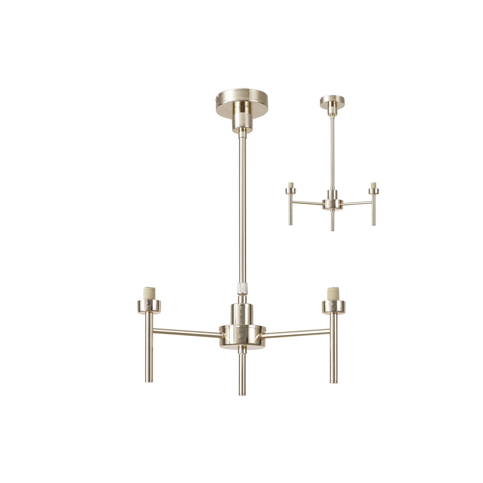 NL84769 Iona 3 Light Pendant/Ceiling Light French Gold