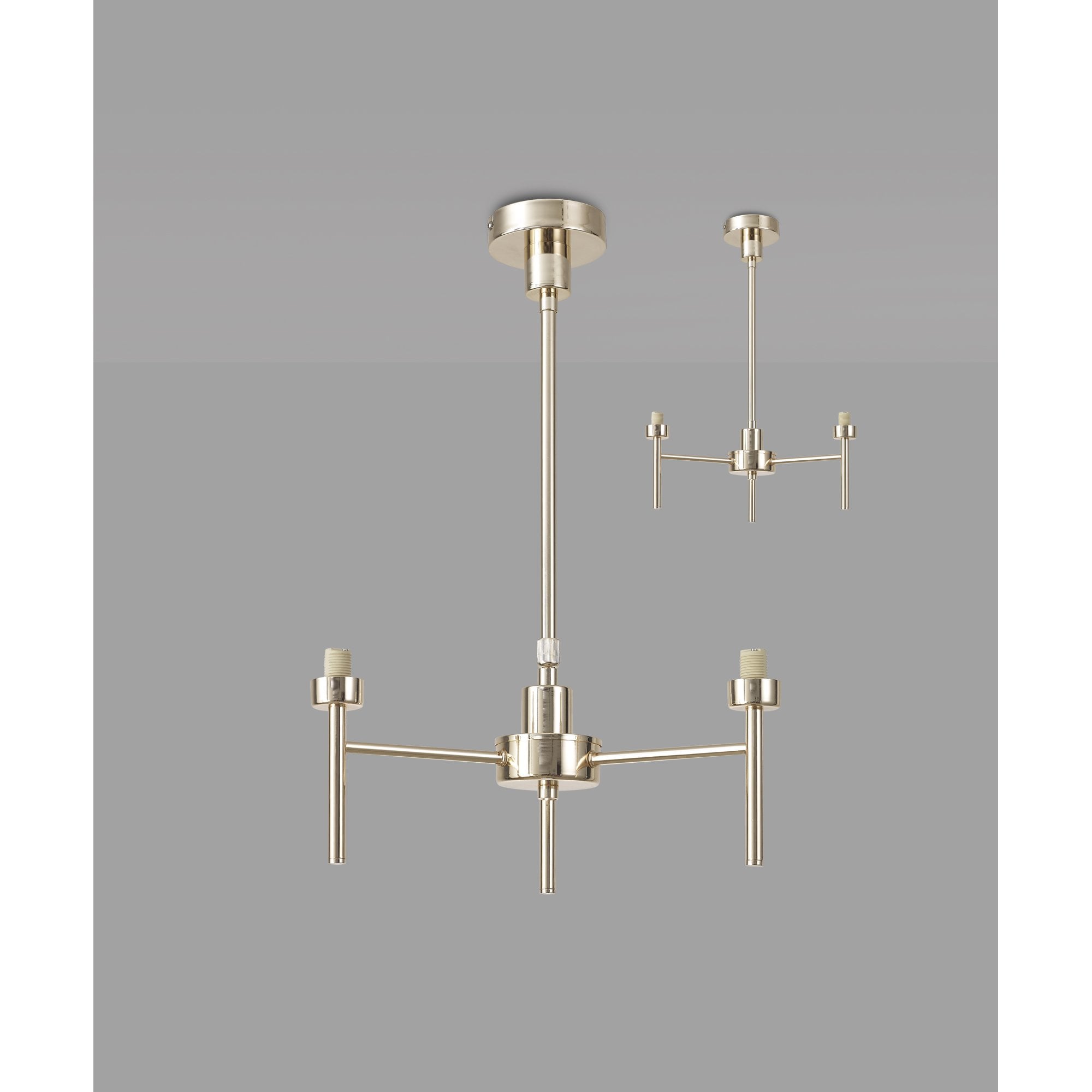 NL84769 Iona 3 Light Pendant/Ceiling Light French Gold