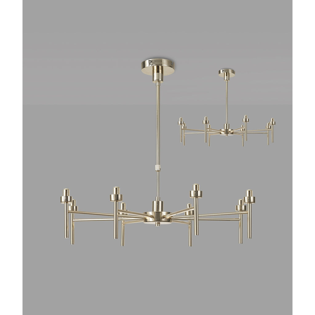 NL84789 Iona 8 Light Pendant/Ceiling Light French Gold