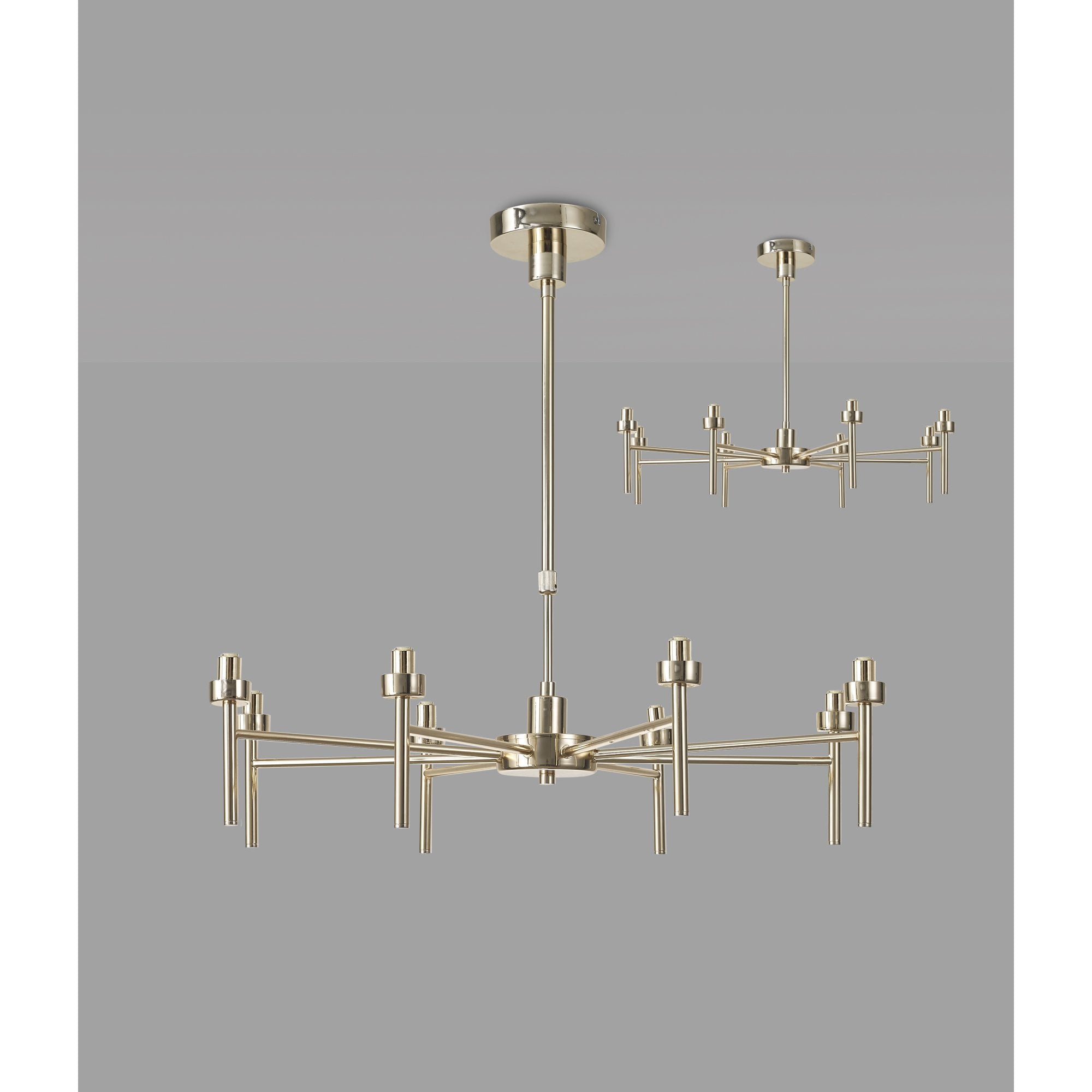 NL84789 Iona 8 Light Pendant/Ceiling Light French Gold