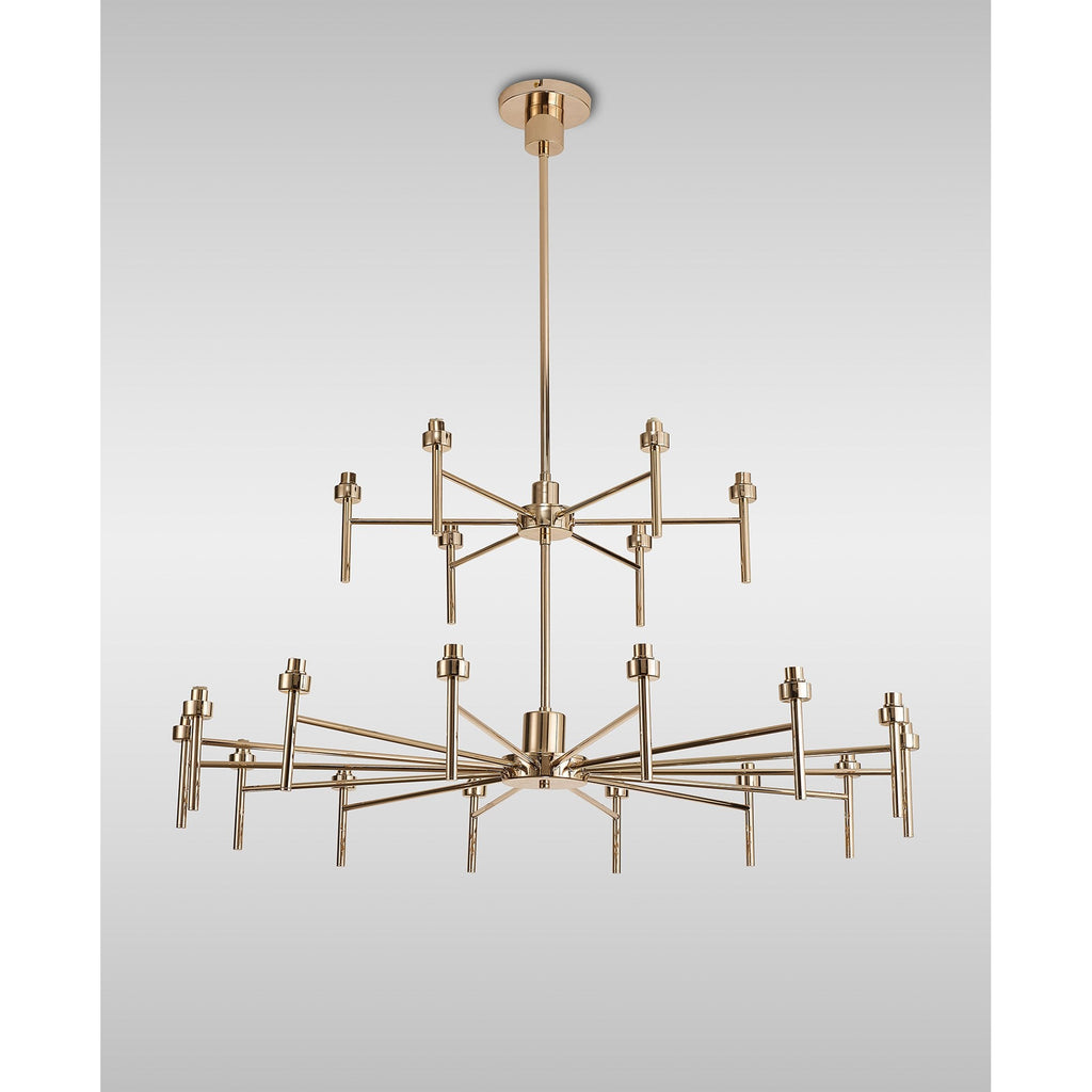 NL84809 Iona 20 Light Chandelier French Gold