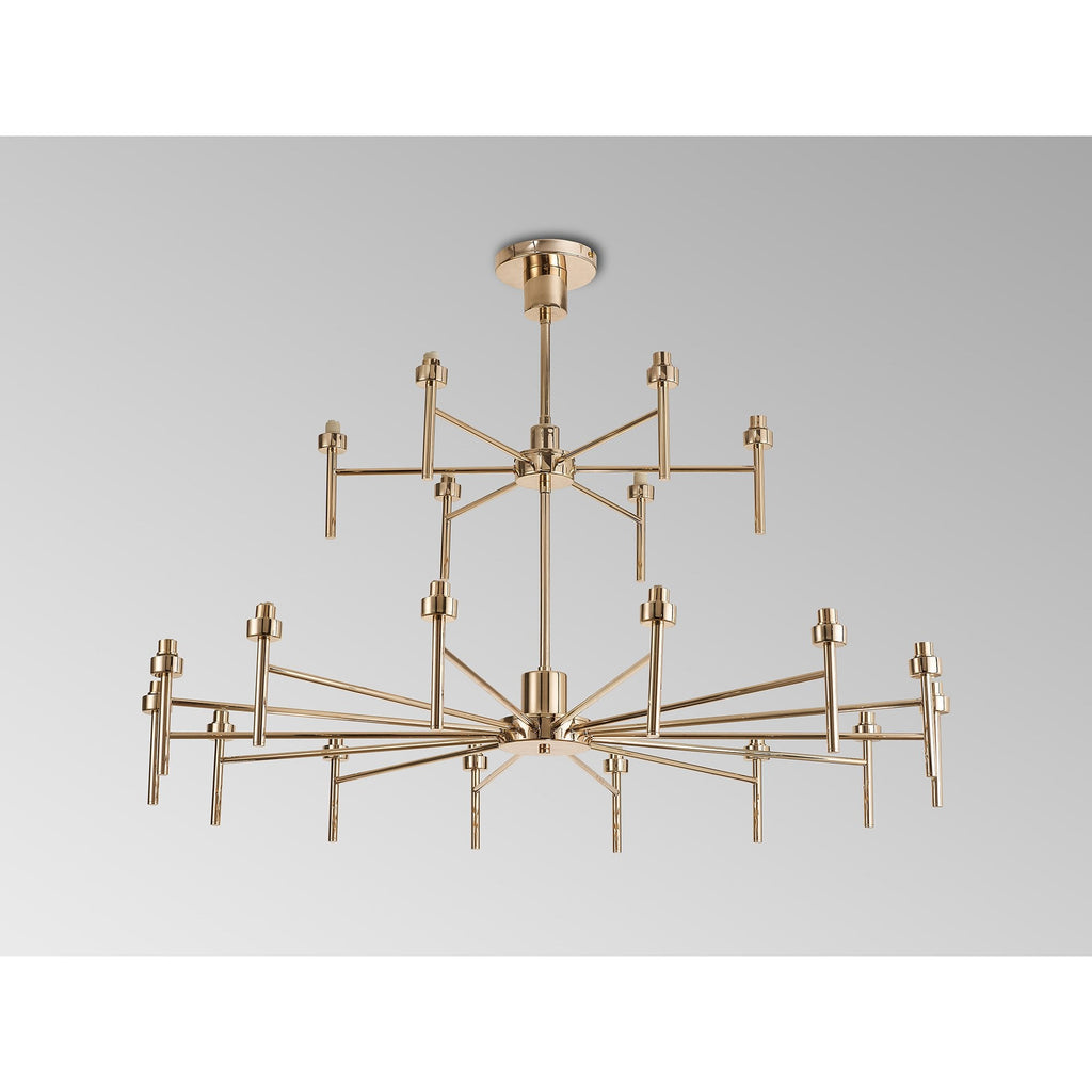 NL84809 Iona 20 Light Chandelier French Gold
