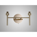 NL84829 Iona 2 Light Wall Light French Gold
