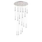 NL85339 Iona 19 Light Round Pendant Polished Chrome