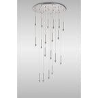 NL85339 Iona 19 Light Round Pendant Polished Chrome