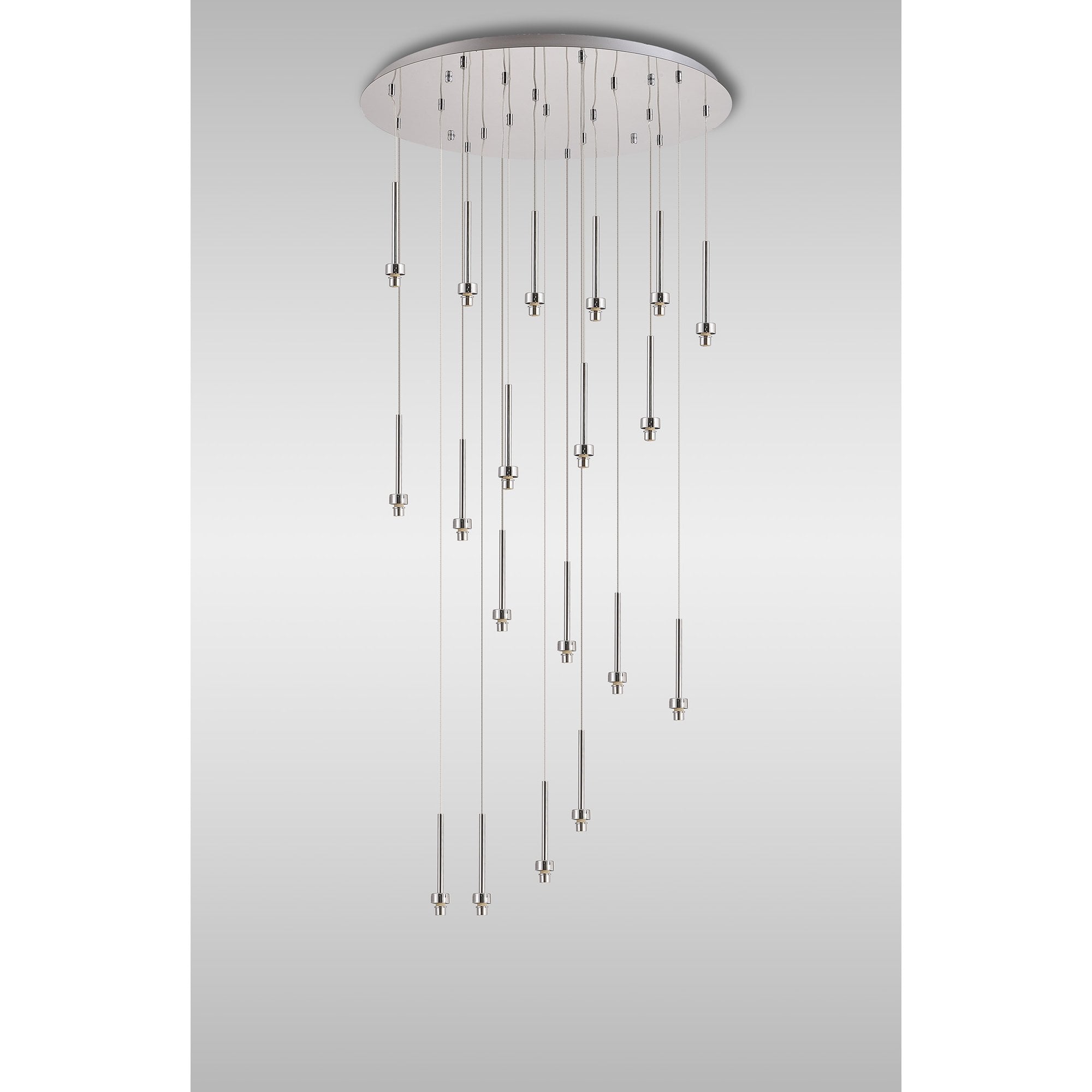 NL85339 Iona 19 Light Round Pendant Polished Chrome