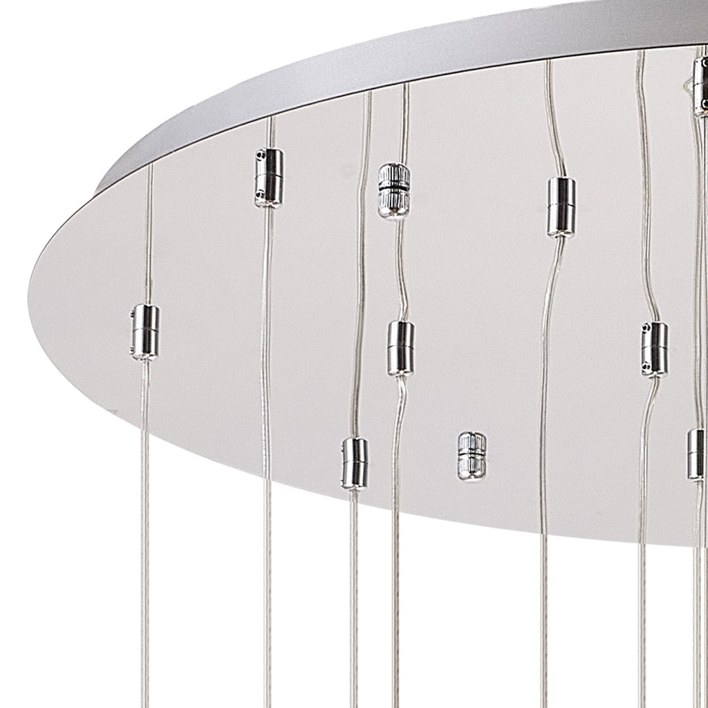 NL85339 Iona 19 Light Round Pendant Polished Chrome