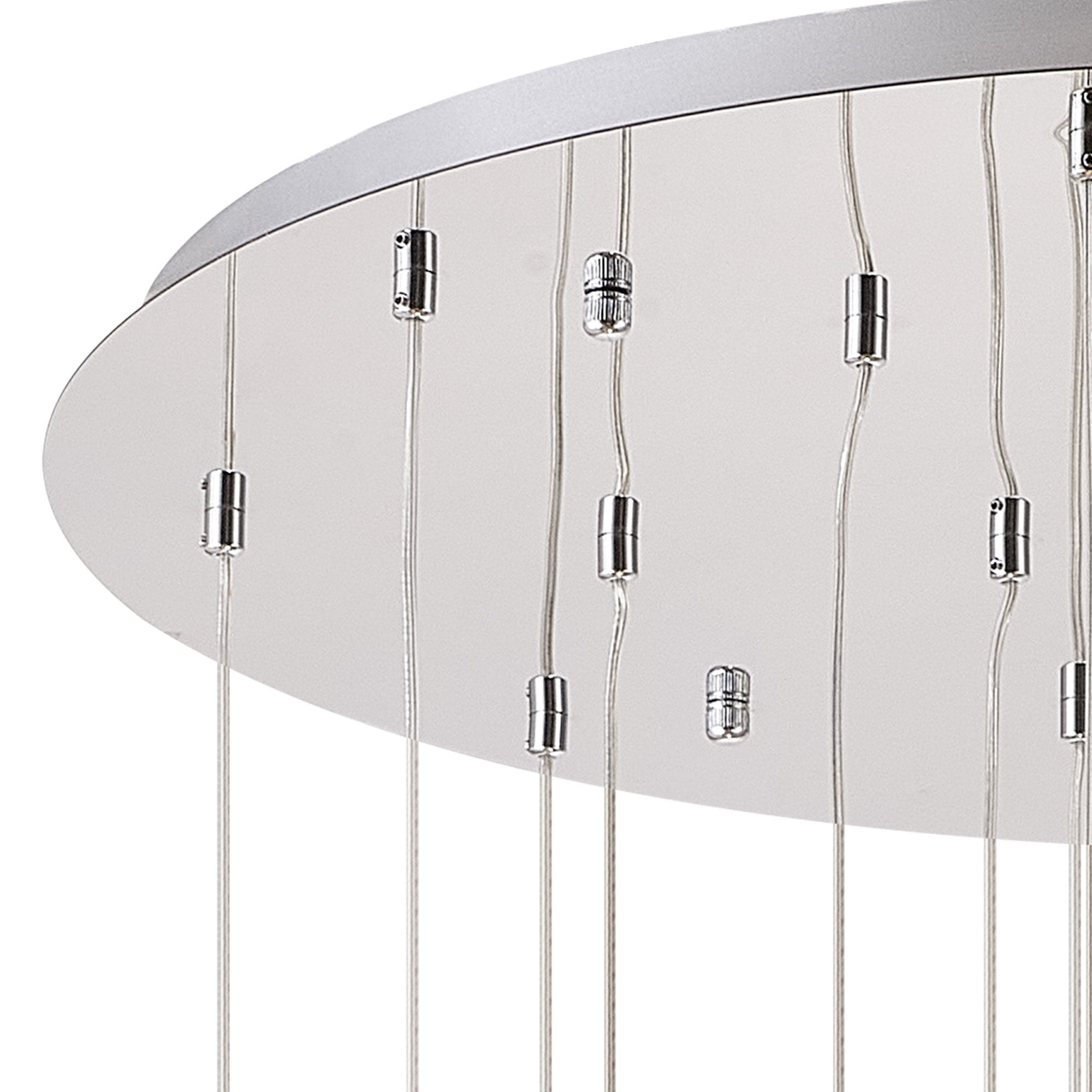 NL85339 Iona 19 Light Round Pendant Polished Chrome