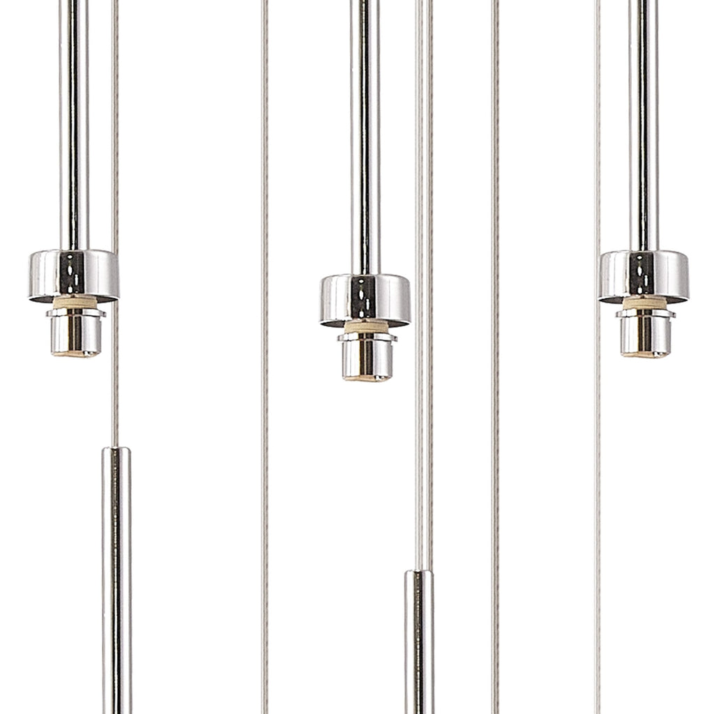 NL85339 Iona 19 Light Round Pendant Polished Chrome