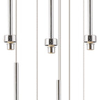 NL85339 Iona 19 Light Round Pendant Polished Chrome