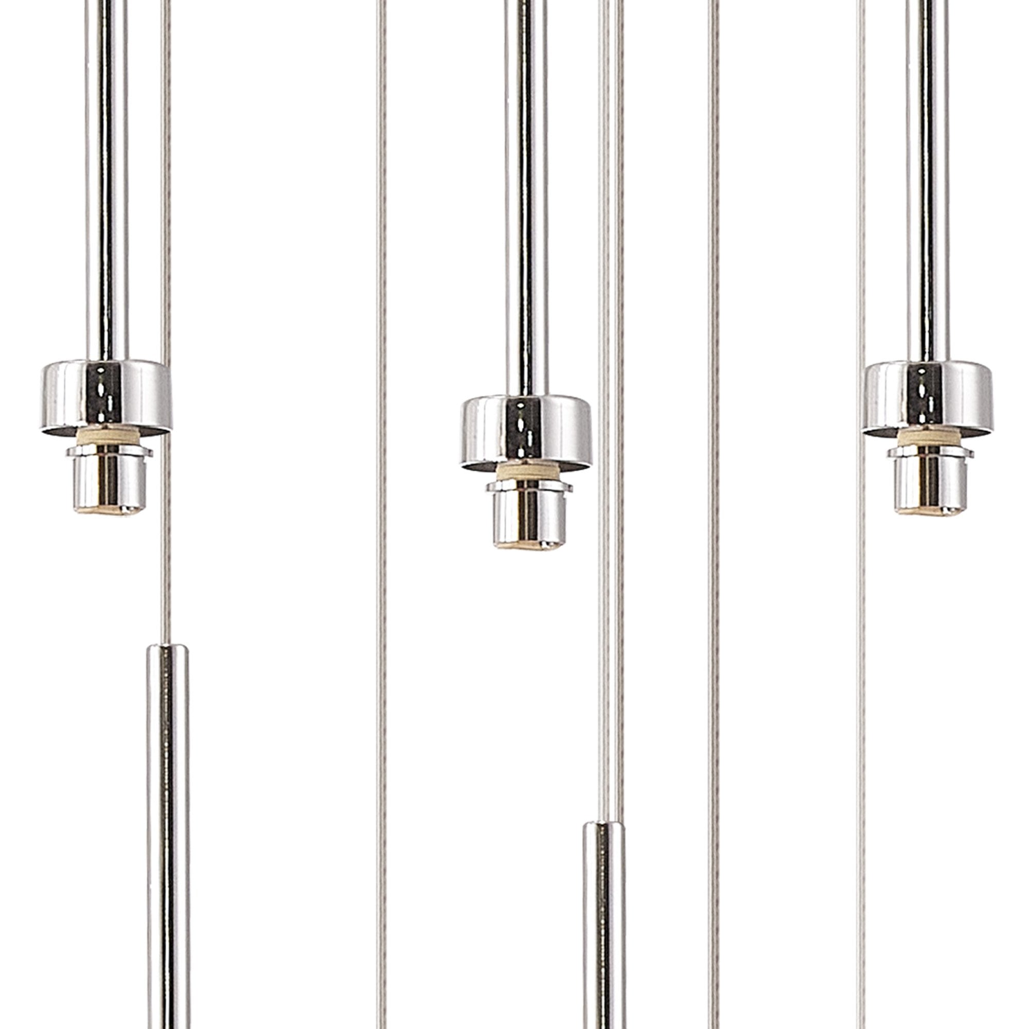 NL85339 Iona 19 Light Round Pendant Polished Chrome