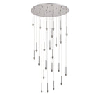 NL85349 Iona 24 Light Round Pendant Polished Chrome