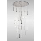 NL85349 Iona 24 Light Round Pendant Polished Chrome
