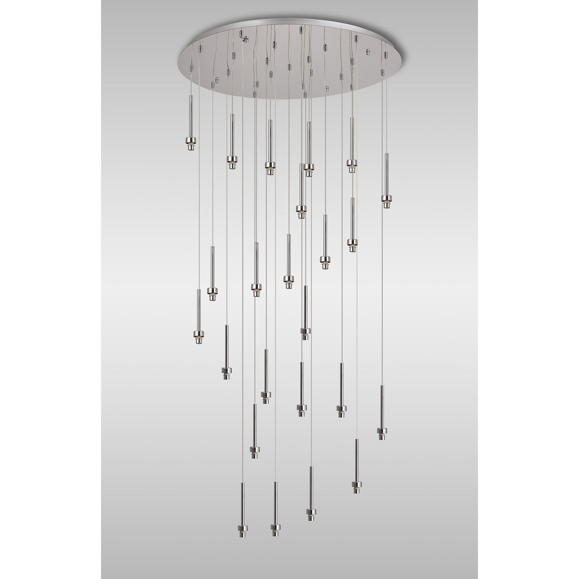NL85349 Iona 24 Light Round Pendant Polished Chrome