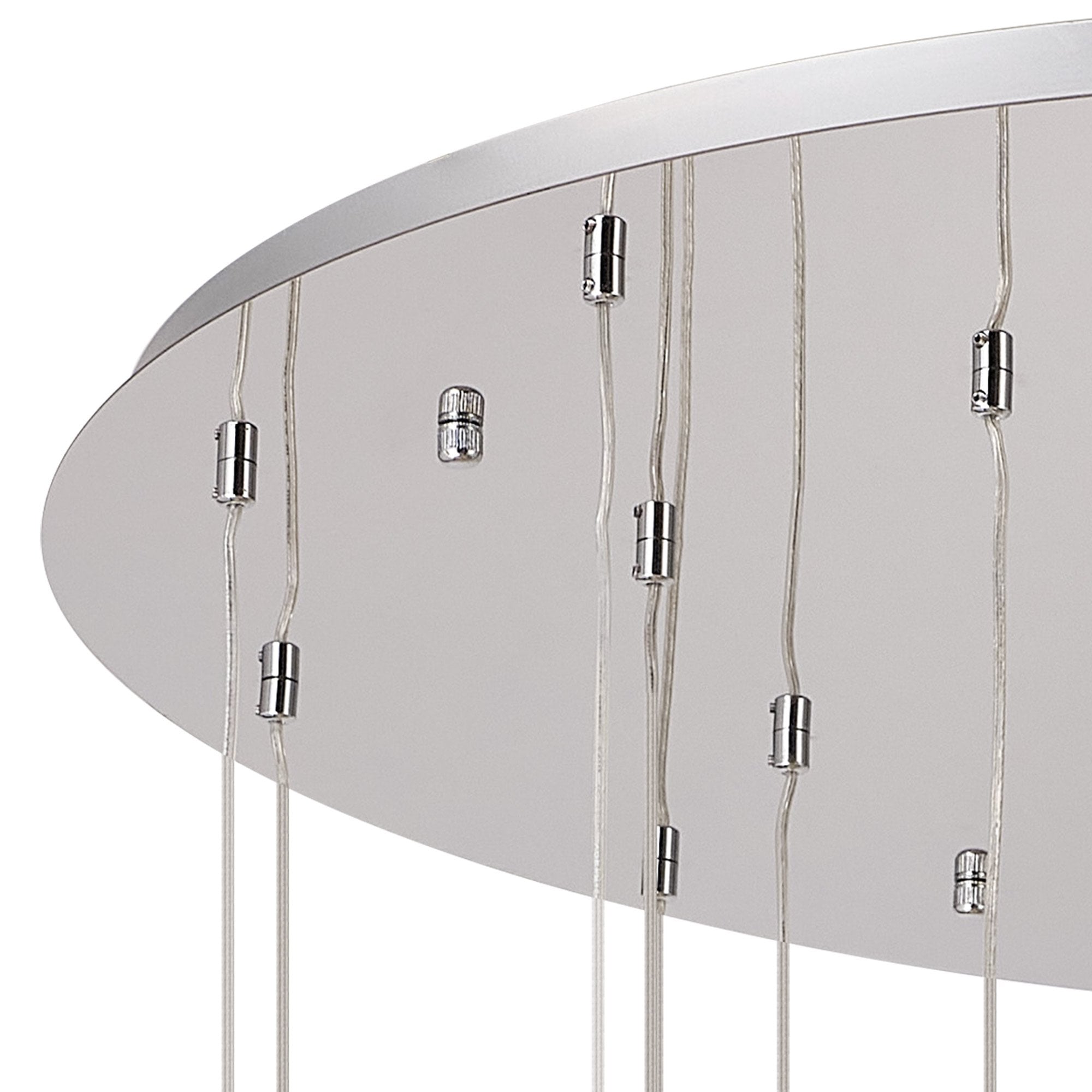 NL85349 Iona 24 Light Round Pendant Polished Chrome