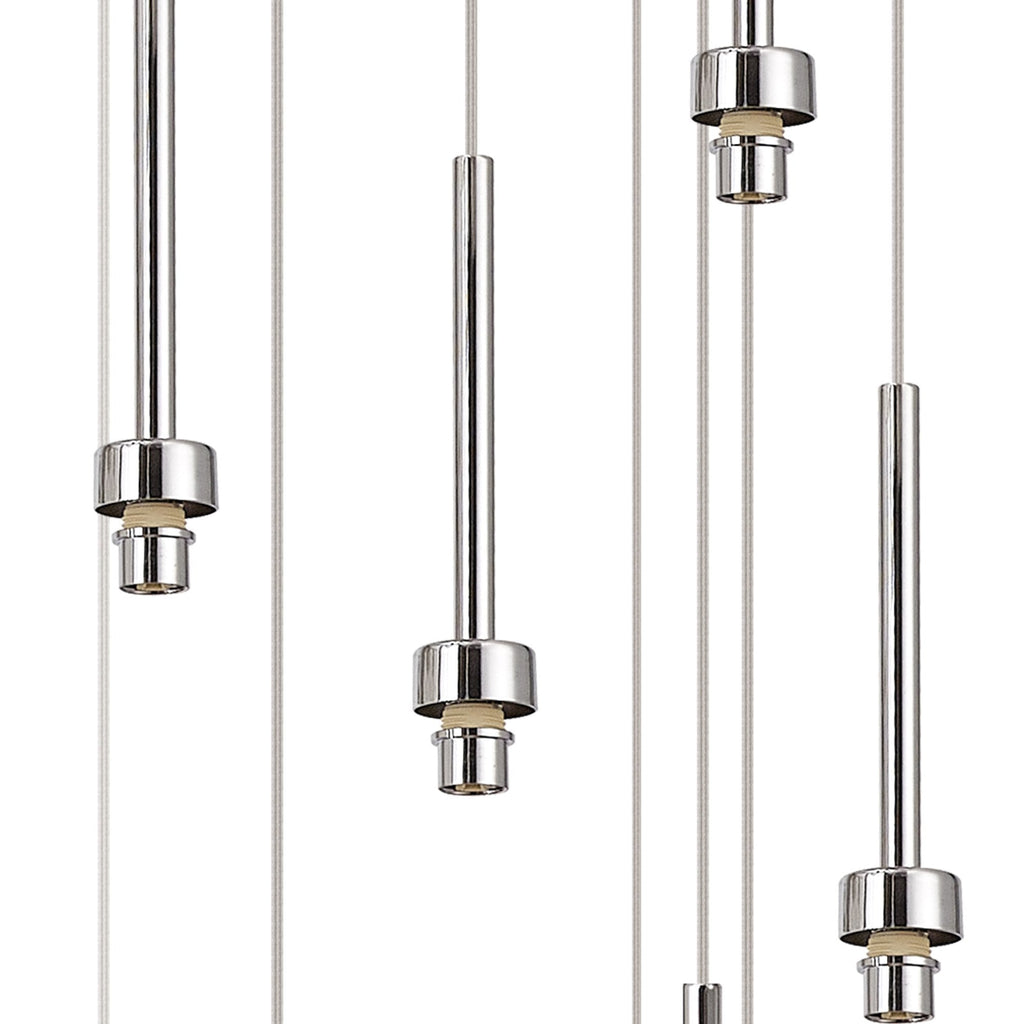 NL85349 Iona 24 Light Round Pendant Polished Chrome