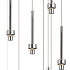 NL85349 Iona 24 Light Round Pendant Polished Chrome