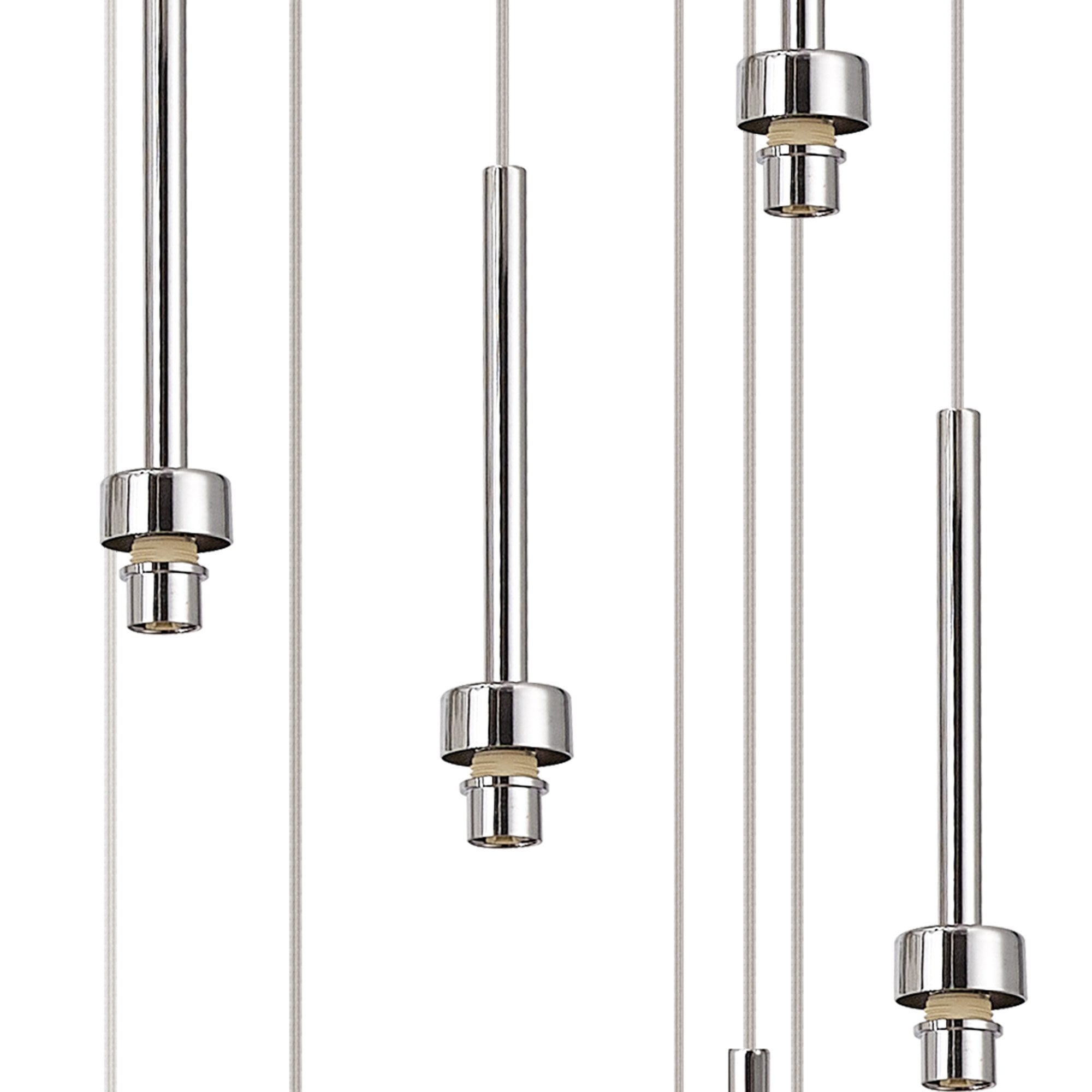 NL85349 Iona 24 Light Round Pendant Polished Chrome