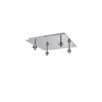 NL87539 Iona 4 Light Flush Ceiling Light Polished Chrome