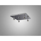 NL87539 Iona 4 Light Flush Ceiling Light Polished Chrome