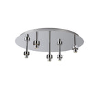 NL87549 Iona 5 Light Flush Ceiling Light Polished Chrome