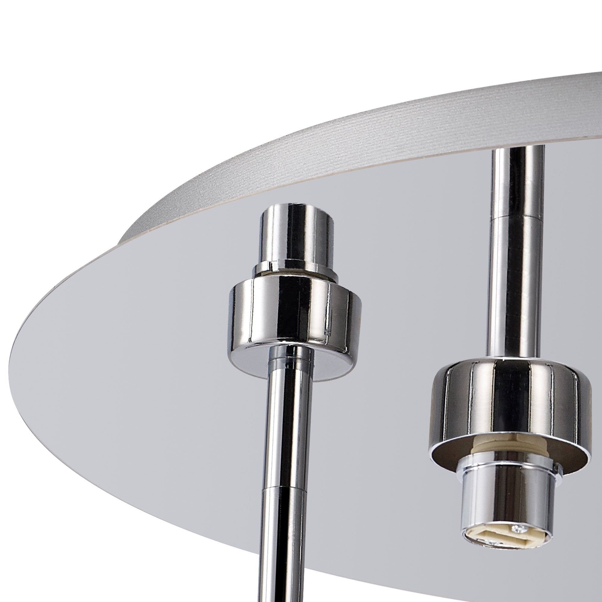 NL87549 Iona 5 Light Flush Ceiling Light Polished Chrome