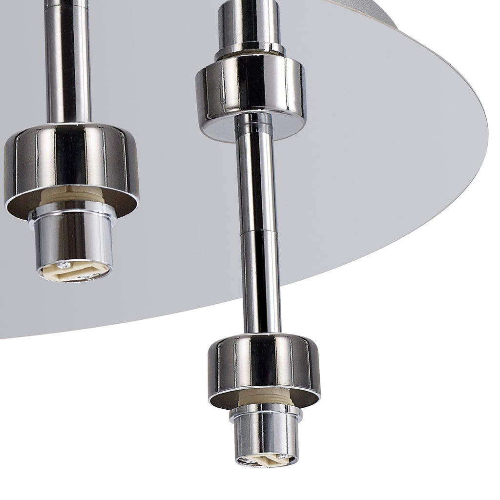 NL87549 Iona 5 Light Flush Ceiling Light Polished Chrome
