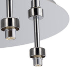 NL87549 Iona 5 Light Flush Ceiling Light Polished Chrome