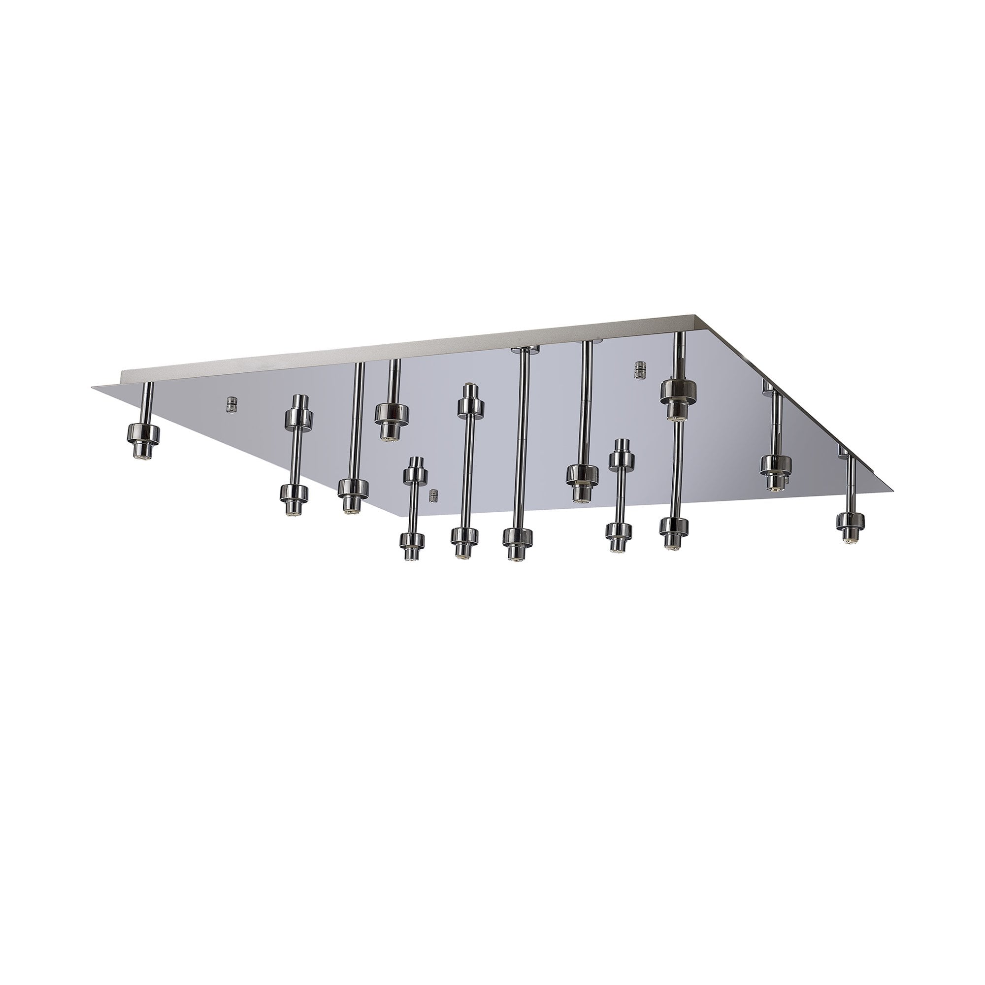 NL87559 Iona 13 Light Flush Ceiling Light Polished Chrome