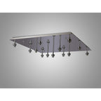 NL87559 Iona 13 Light Flush Ceiling Light Polished Chrome
