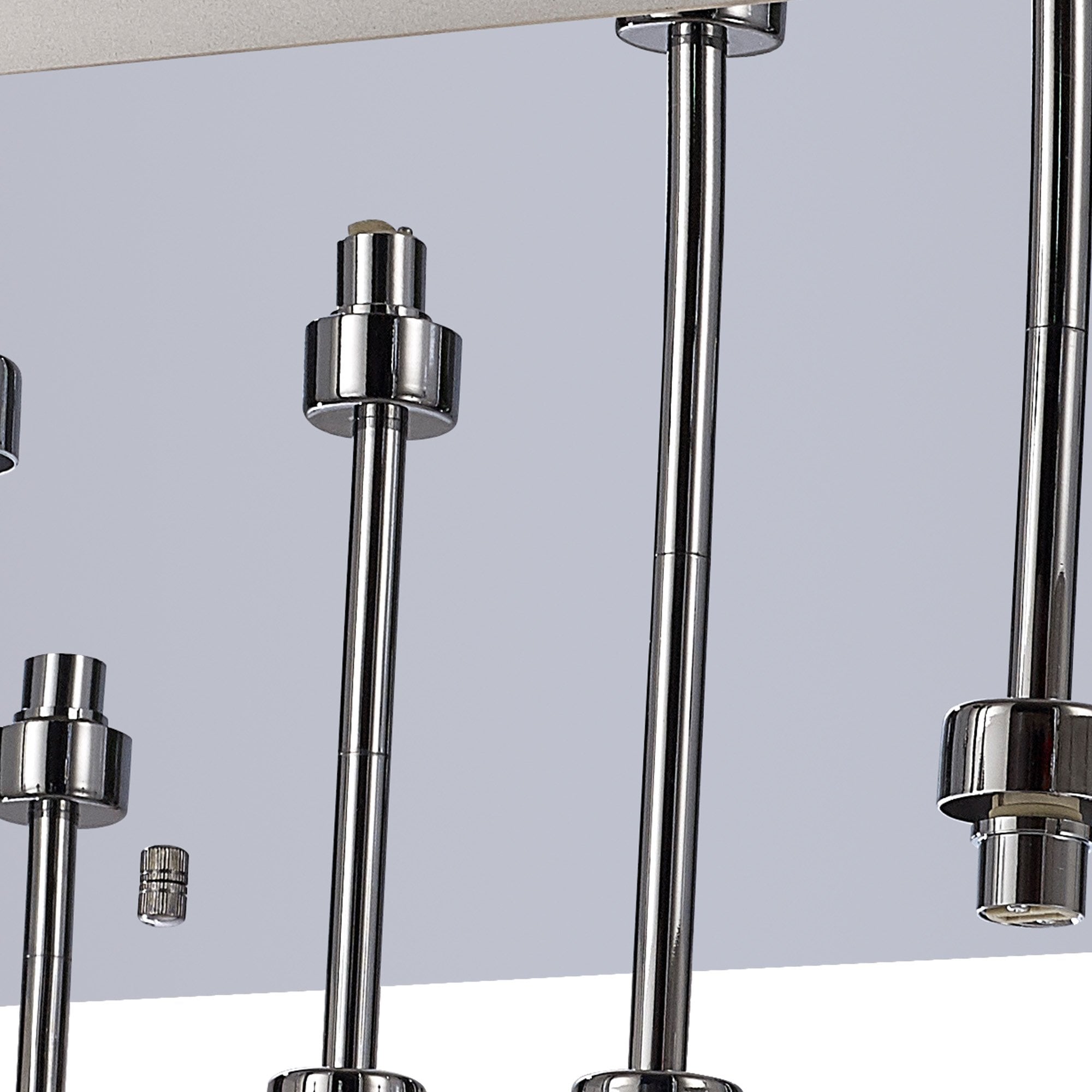 NL87559 Iona 13 Light Flush Ceiling Light Polished Chrome
