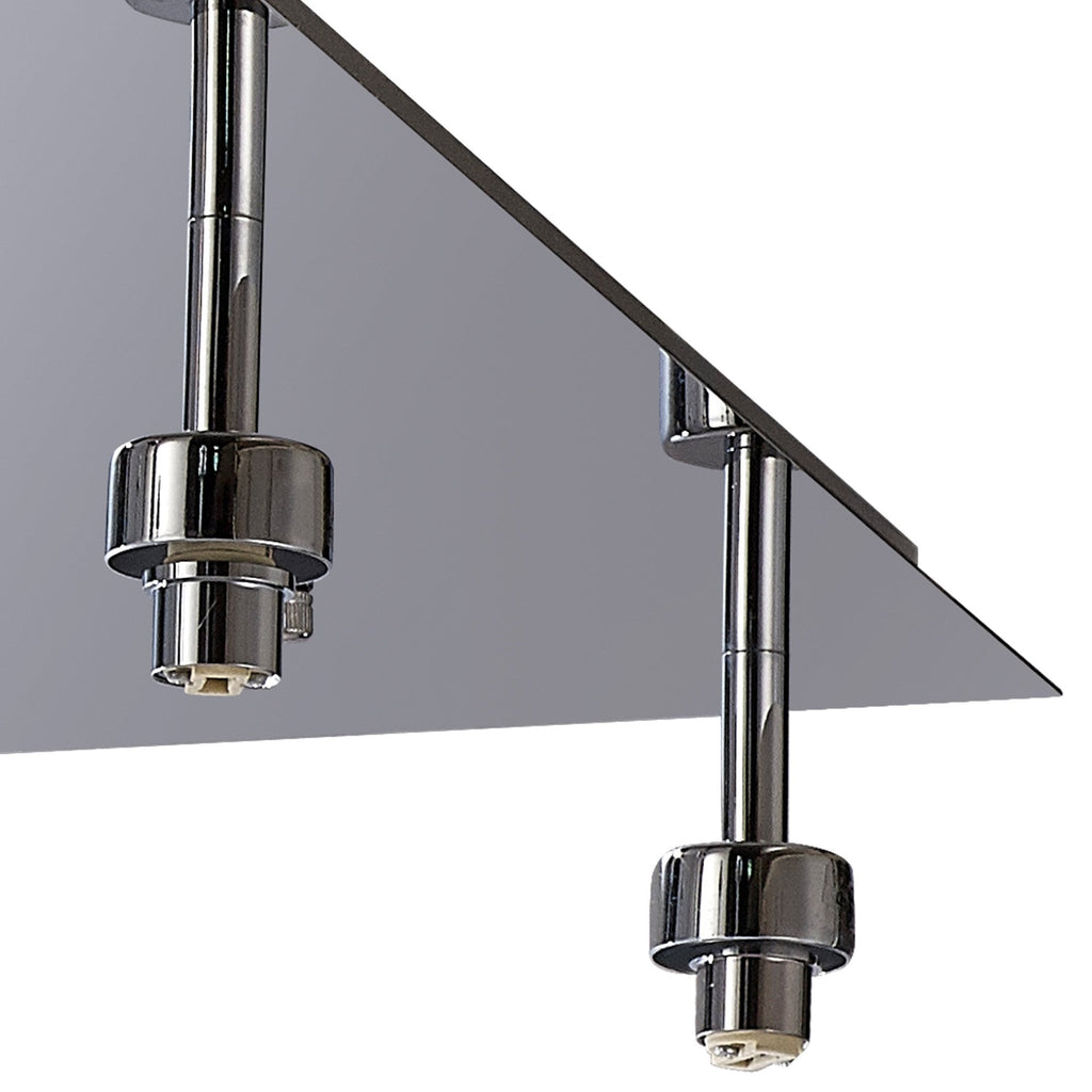 NL87559 Iona 13 Light Flush Ceiling Light Polished Chrome