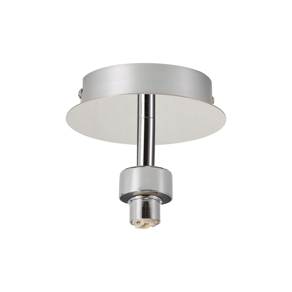 NL87589 Iona 1 Light Flush Ceiling Light Polished Chrome