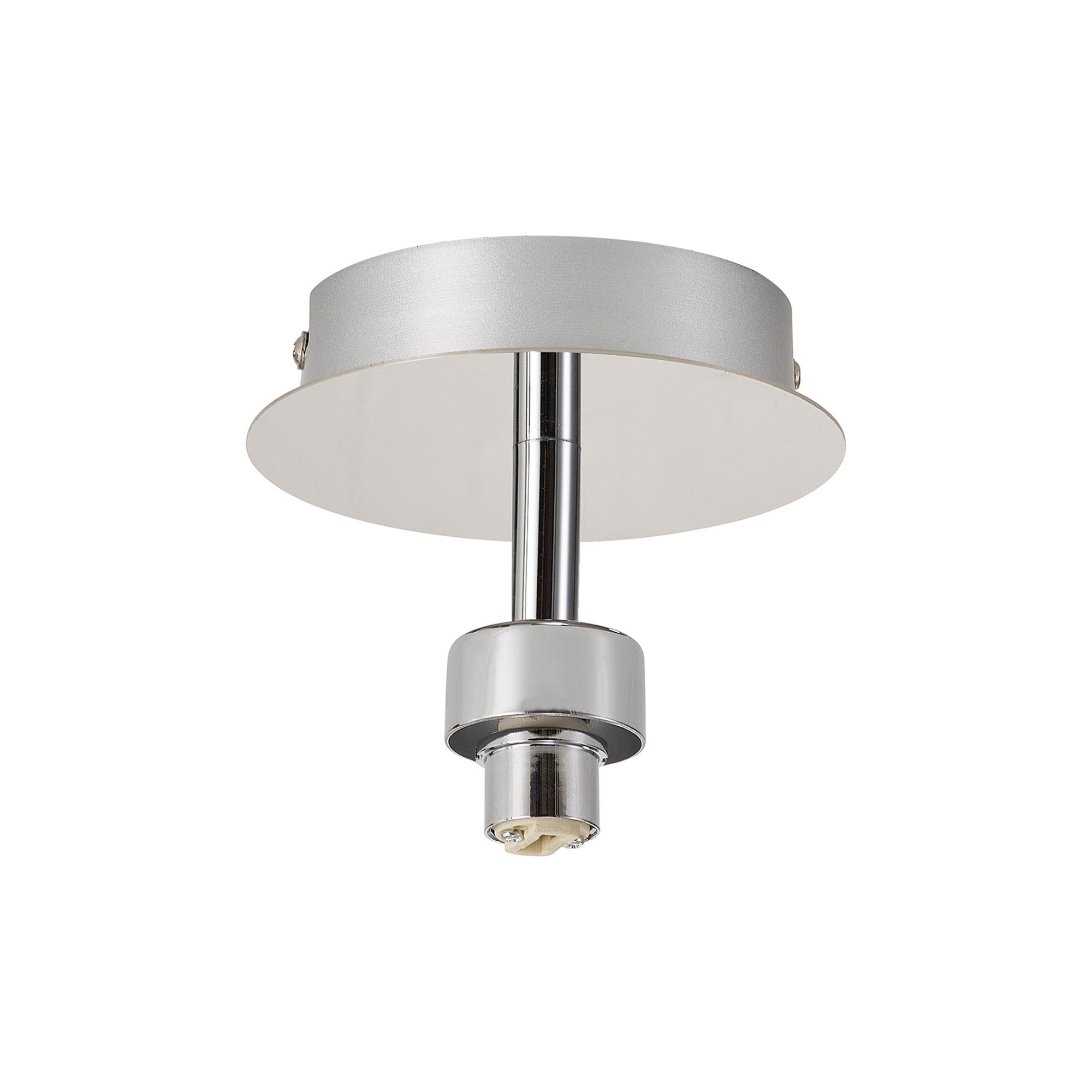 NL87589 Iona 1 Light Flush Ceiling Light Polished Chrome
