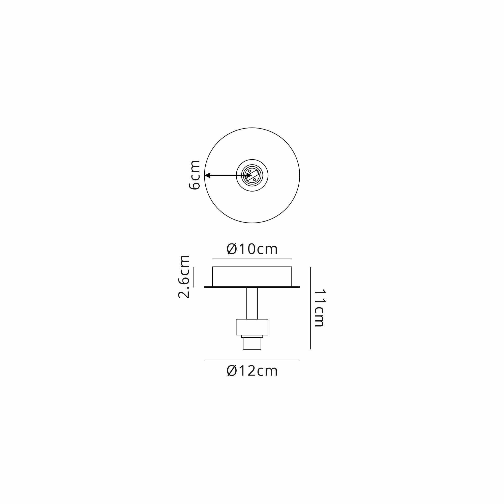 NL87589 Iona 1 Light Flush Ceiling Light Polished Chrome
