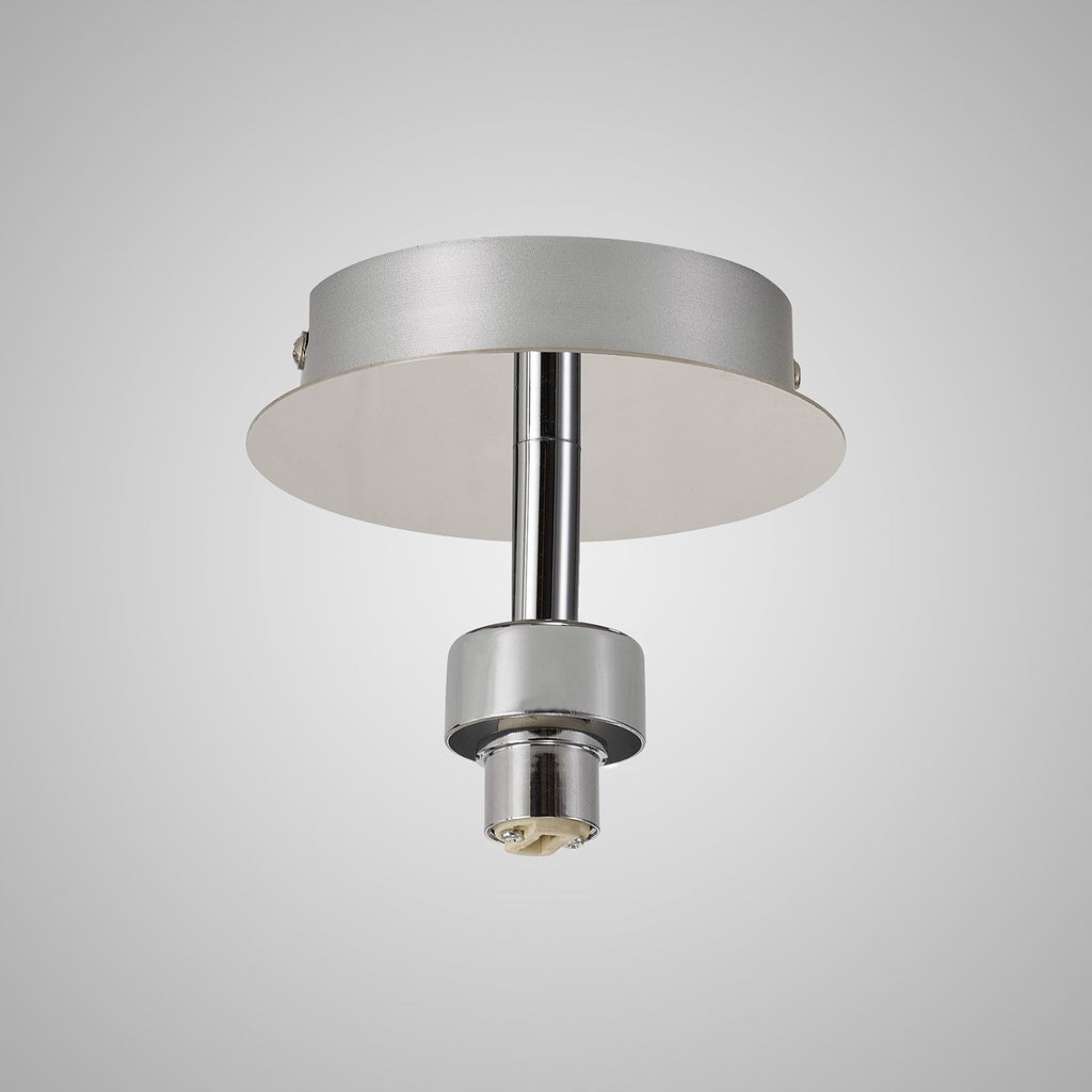 NL87589 Iona 1 Light Flush Ceiling Light Polished Chrome