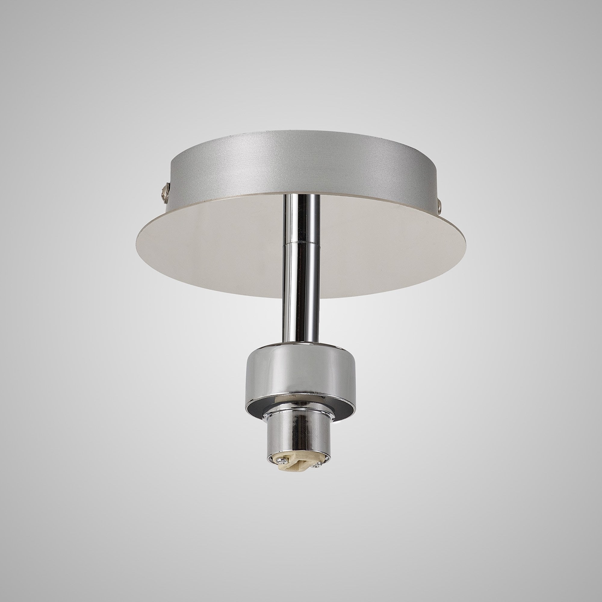 NL87589 Iona 1 Light Flush Ceiling Light Polished Chrome