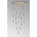 NL90499 Iona 19 Light Oval Pendant Polished Chrome