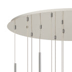 NL90499 Iona 19 Light Oval Pendant Polished Chrome