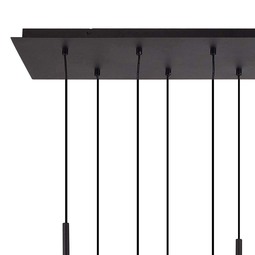 NL92649 Iona 12 Light Linear Pendant Satin Black