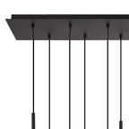 NL92649 Iona 12 Light Linear Pendant Satin Black