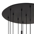 NL92659 Iona 13 Light Round Pendant Satin Black