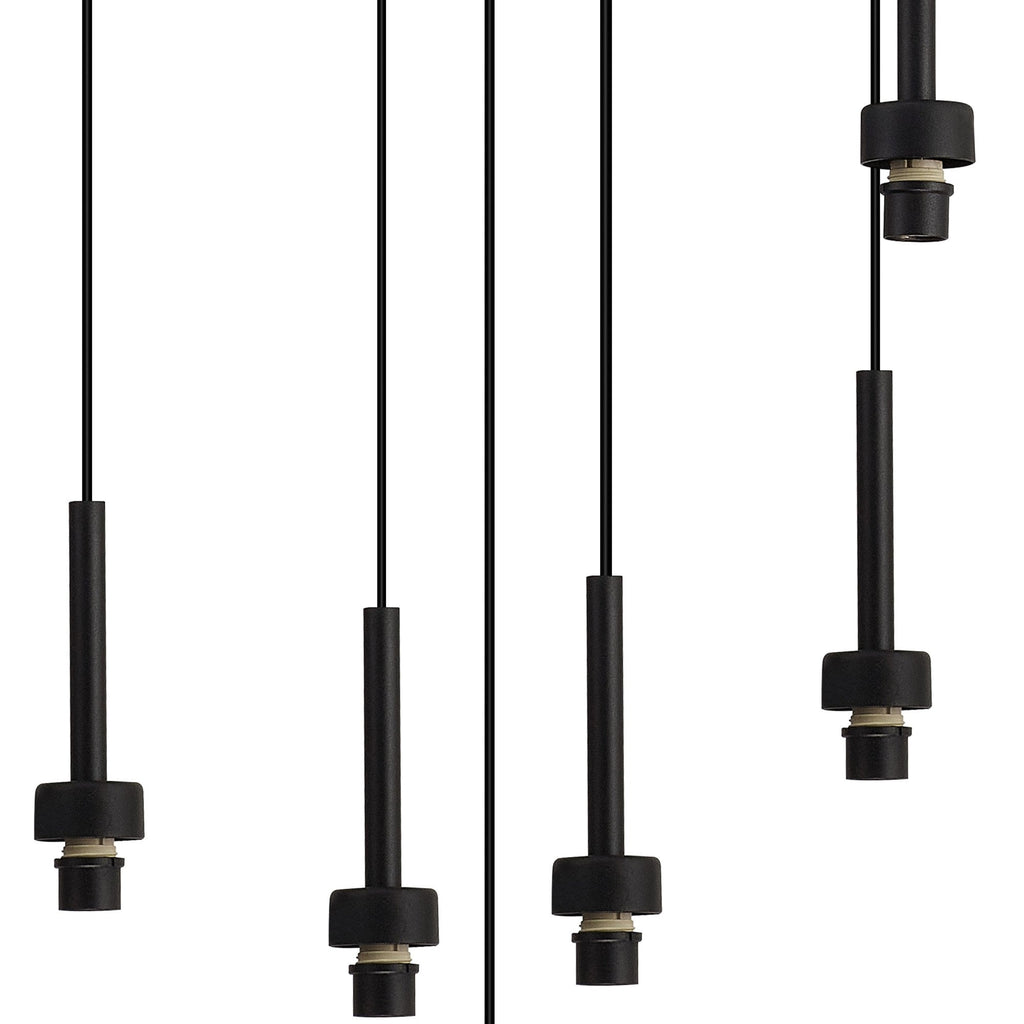 NL92659 Iona 13 Light Round Pendant Satin Black