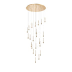 NL92689 Iona 24 Light Round Pendant French Gold Matt Gold