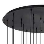 NL92699 Iona 24 Light Round Pendant Satin Black